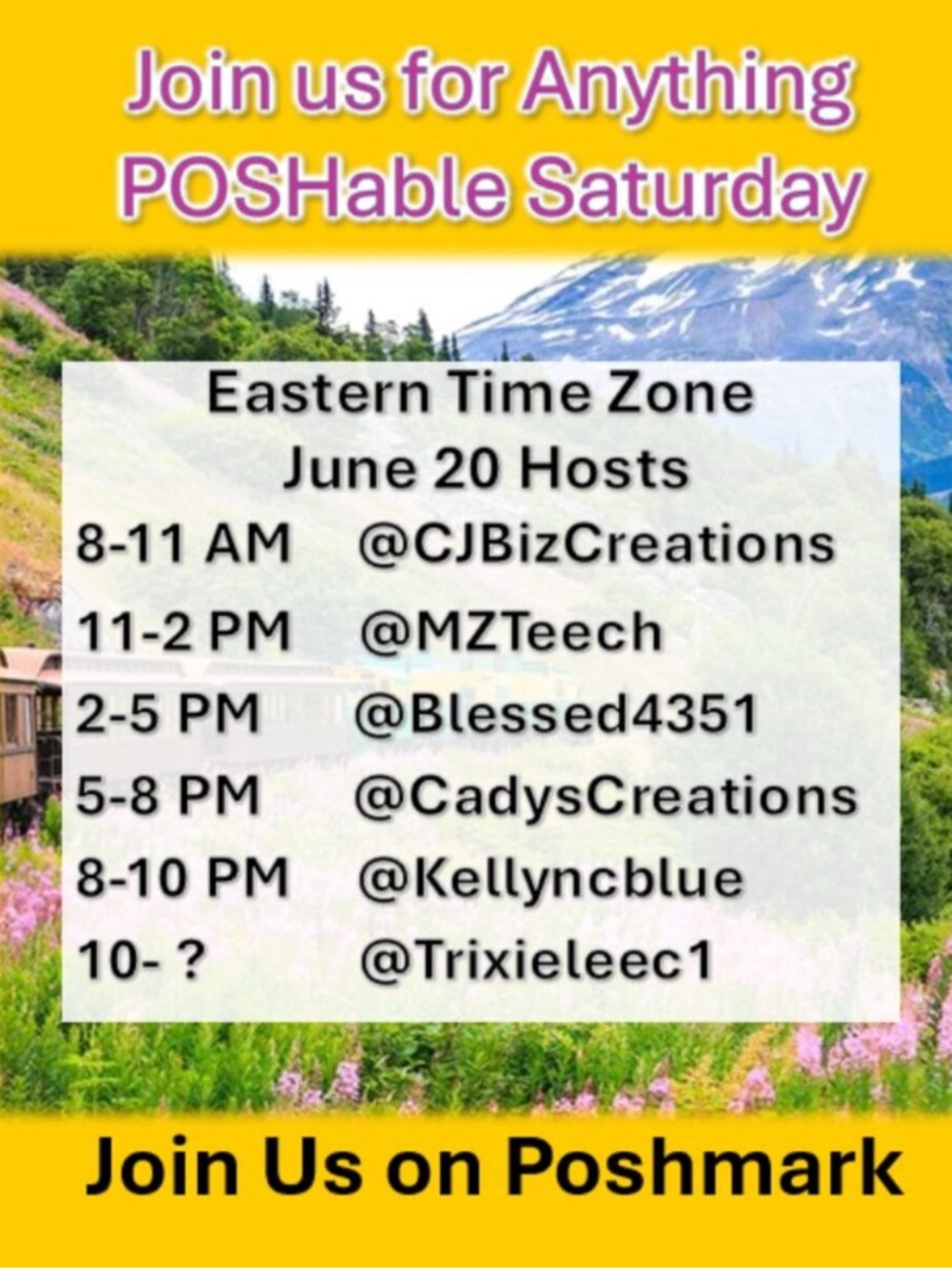 Join me for FABULOUS Train Shows!